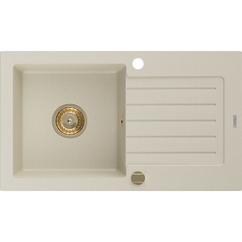 Zlewozmywak wpuszczany Mexen Pablo 1-komorowy beżowy 752x436 mm 6510751010-69-G 1 szt.