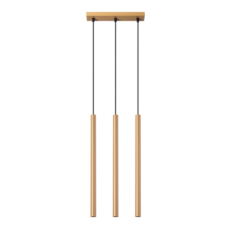 Lampa wisząca Sollux Lighting PASTELO 3L złota 1 szt.