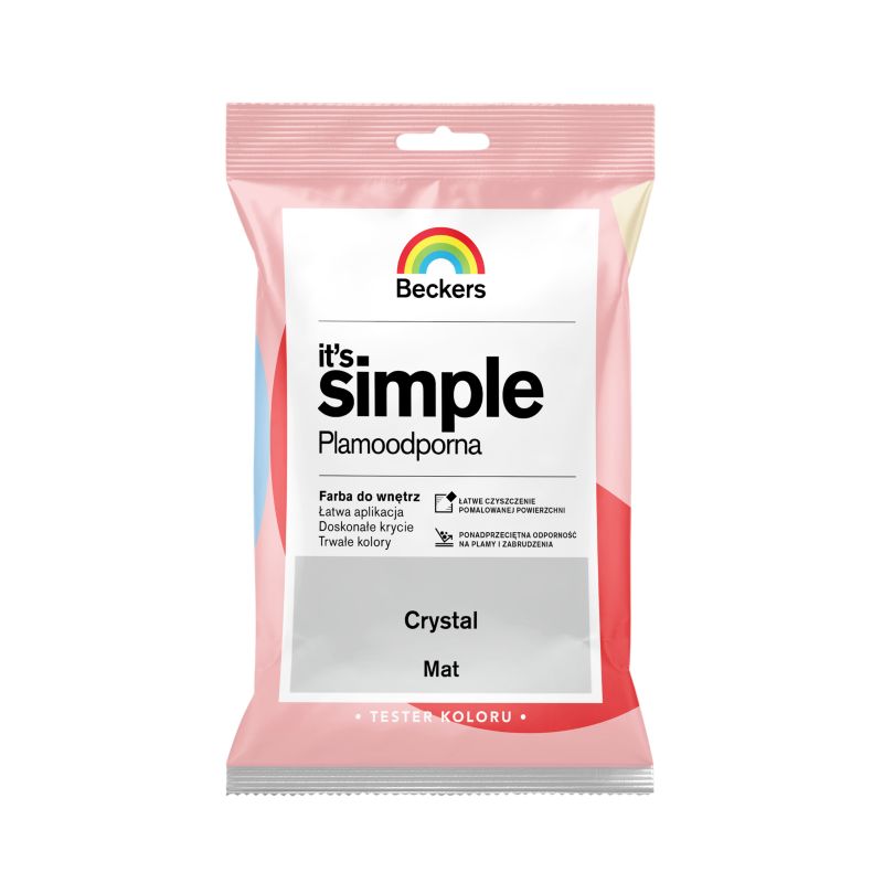 Tester farby kolorowej Beckers It's Simple crystal 0,05 l