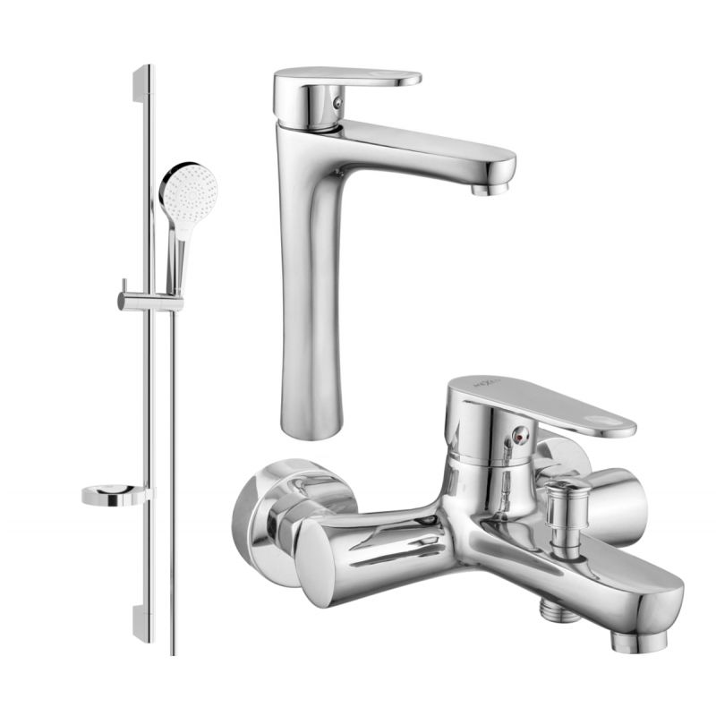 Zestaw wannowy Mexen Kama chrom 72513DS05-00 1 szt.