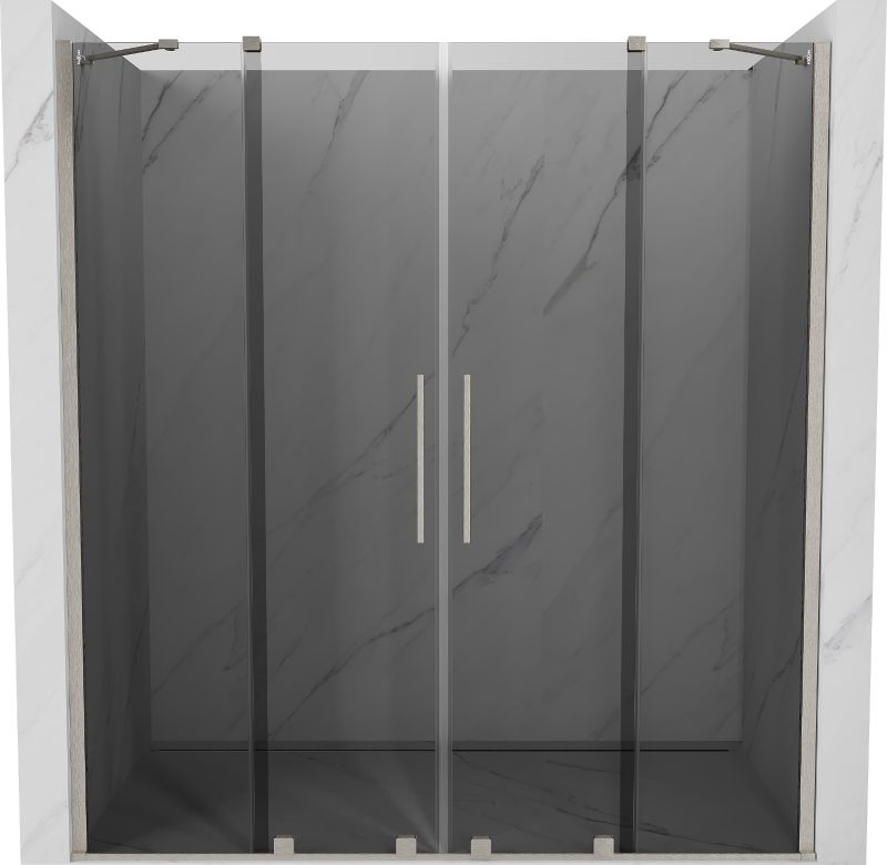 Drzwi prysznicowe rozsuwane Mexen Velar duo grafit 170x200 cm 1 szt.