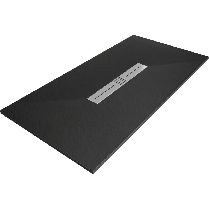 Brodzik prostokątny Mexen Toro czarny 160x80 cm 1 szt.