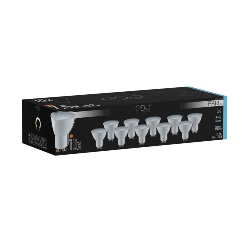 Żarówka Edo FARI LED GU10 7,5W 6500K zimna CW 700lm 120st 1 op.
