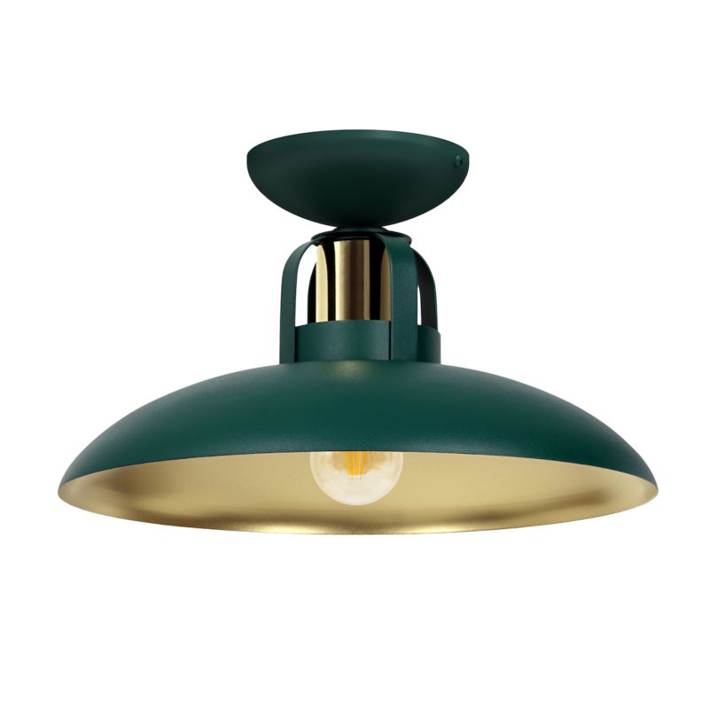 Lampa sufitowa Milagro Felix E27 60W zielony 1 szt.