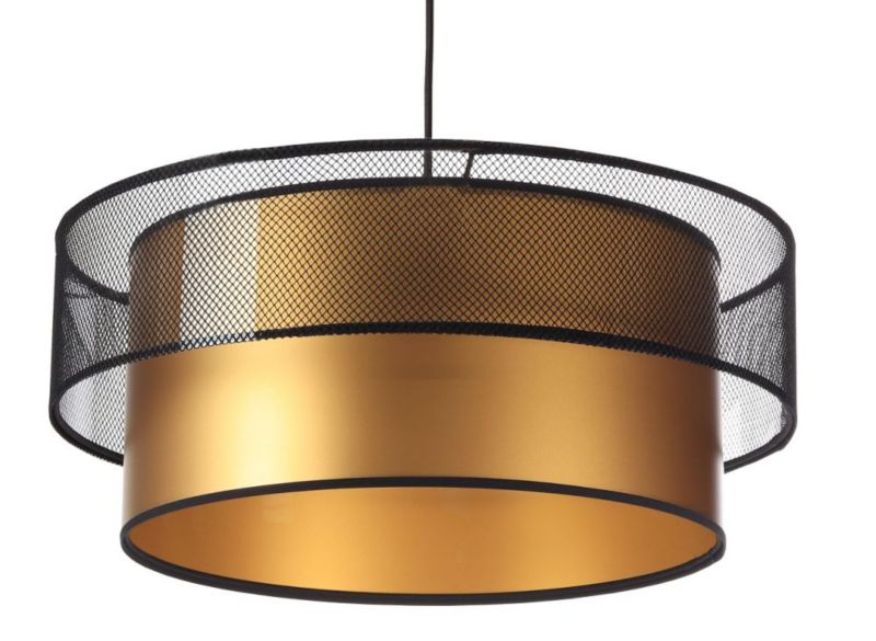 Lampa Bps Koncept wisząca DOUBLE NET 60 złota 1 szt