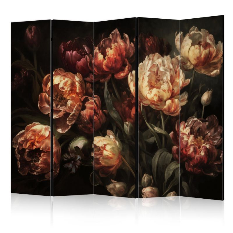 Parawan dwustronny Artgeist Kwiaty 225x172 cm Kwiaty 1 szt