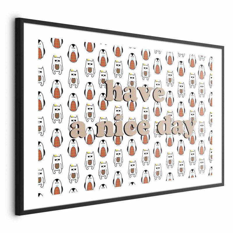 Plakat Artgeist Nice day 30x21 cm z ramą czarną 1 szt