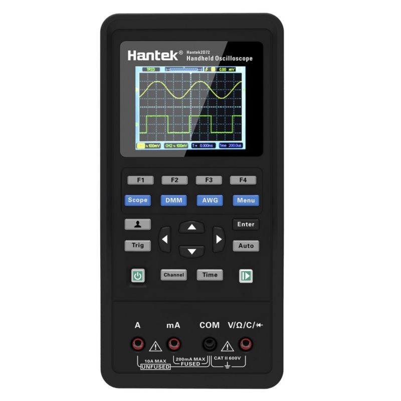 Oscyloskop cyfrowy Hantek 2C42 2x40MHz + DMM 1 kpl