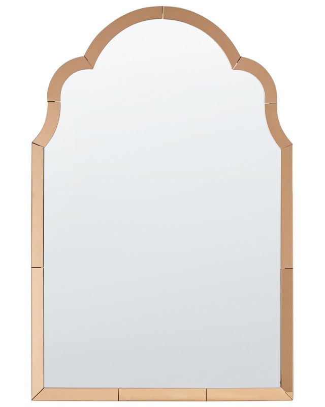 Lustro ścienne Norville 60 cm 89 cm Miedziany 1 szt.