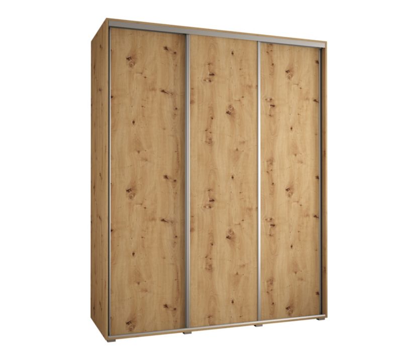 Szafa przesuwna Abiks DAVOS 1 wysoka szer.200cm artisan/artisan/srebrny 1szt.