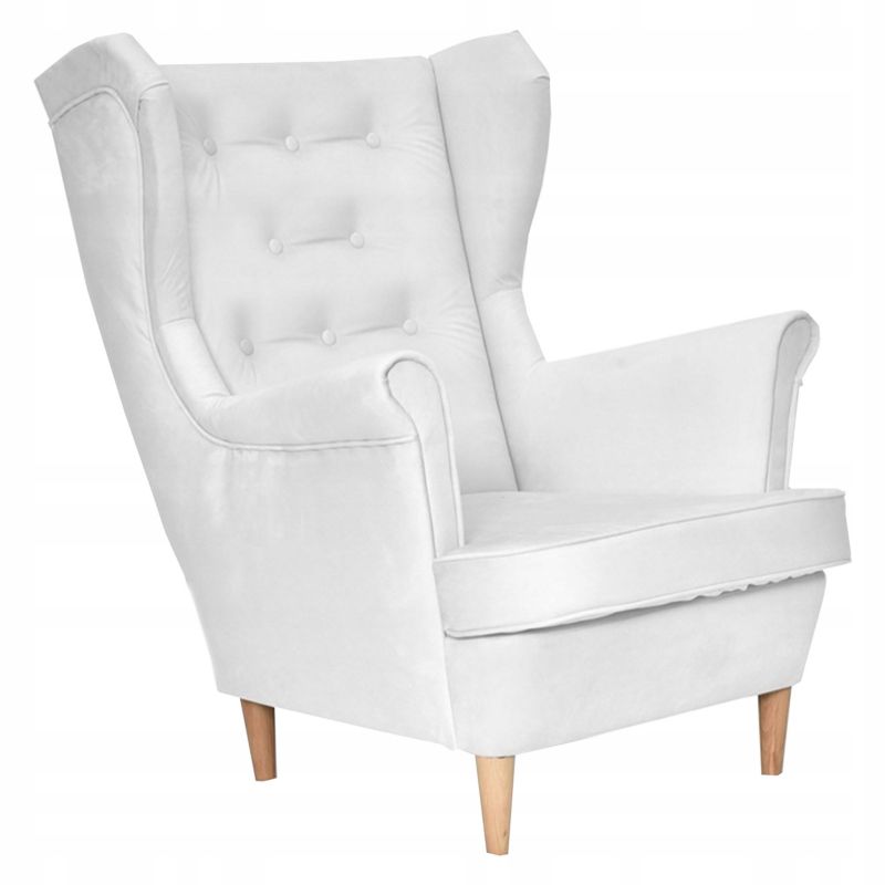 Fotel uszak do salonu Family Meble Diana silver 1szt