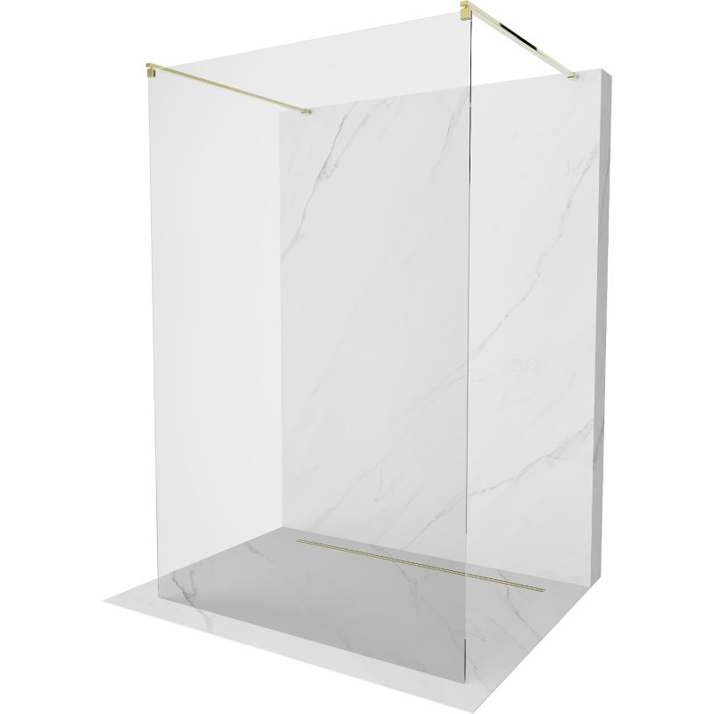 Ścianka prysznicowa Mexen Kioto złota 155x200 cm 800-155-002-50-00 1 szt.