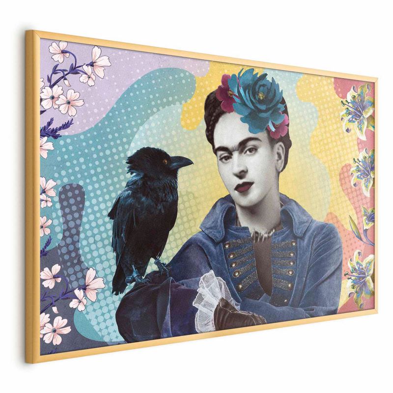 Plakat Artgeist Totemiczna Frida 30x21 cm z ramą złotą 1 szt