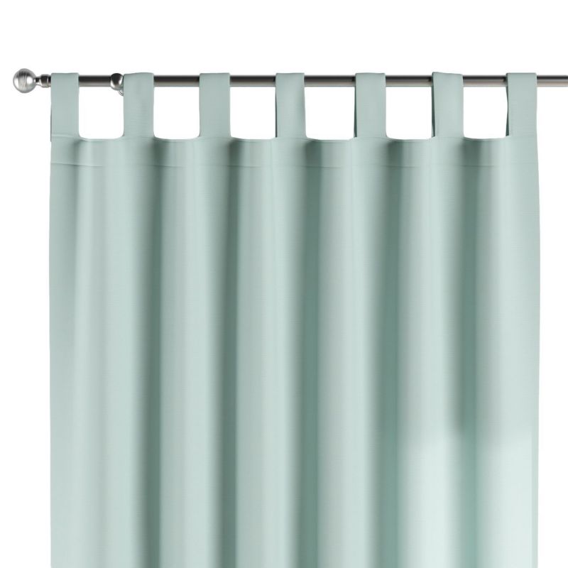 Zasłona na szelkach Dekoria 130x260 cm Cotton Panama pastelowy błękit 1 szt.