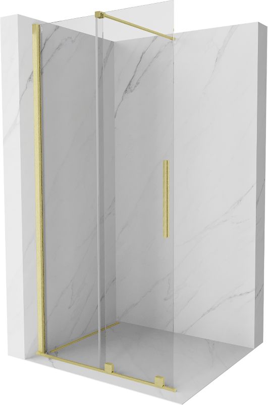 Ścianka prysznicowa Mexen Velar złoty 75x200 cm 1 szt.