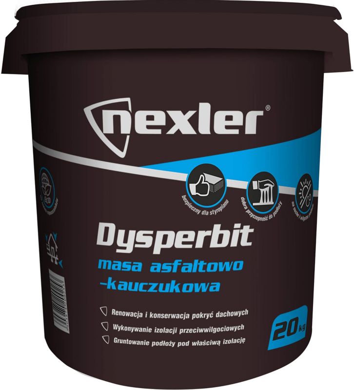Masa asfaltowo-kauczukowa Nexler Dysperbit 20 kg