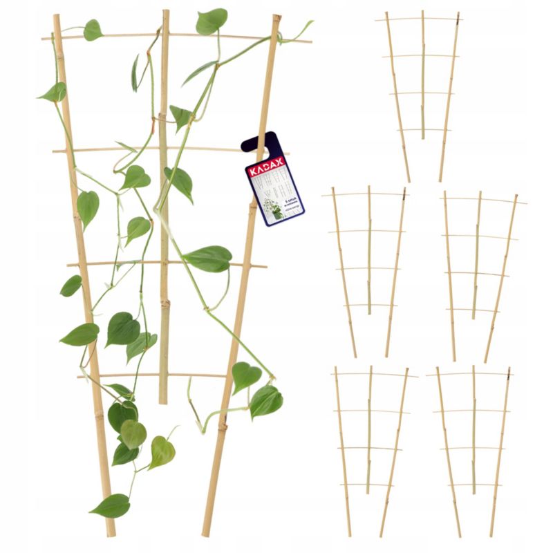 Pergola KADAX Drabinka Bambusowa Podpora 60 cm 5 szt