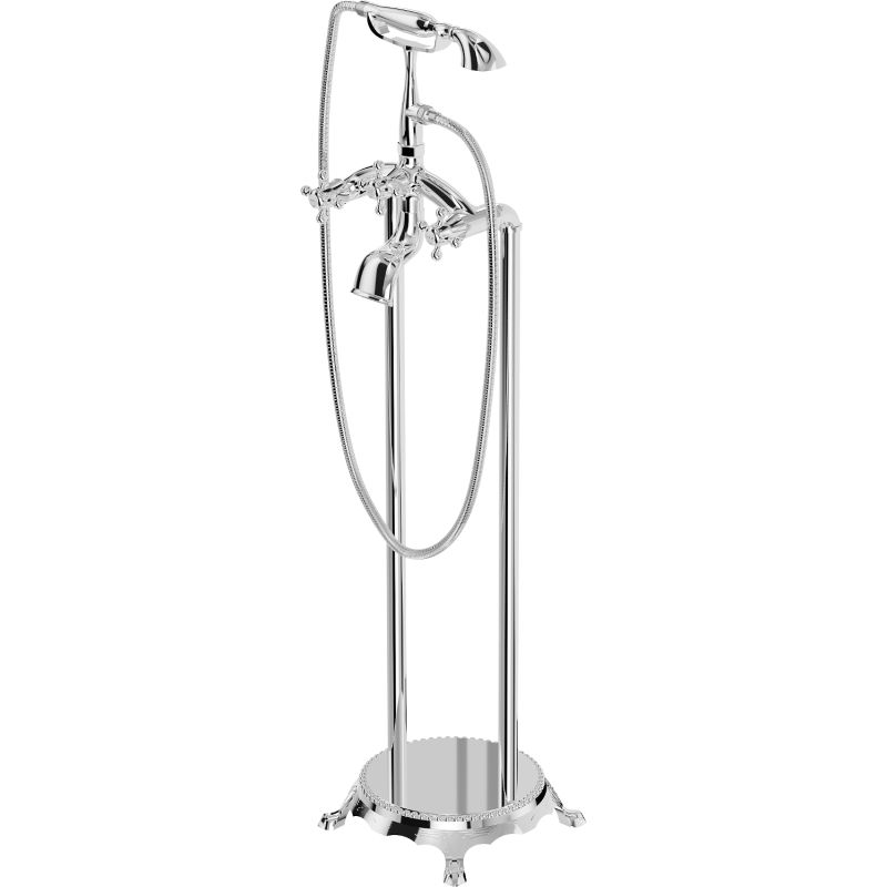 Bateria wannowa wolnostojąca Mexen Retro chrom 111 cm 1 szt.