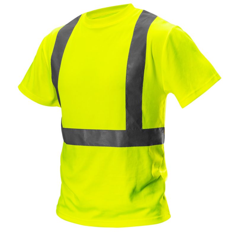 T-shirt roboczy ostrzegawczy NEO TOOLS intensywna widzialność L żółty 1 szt.