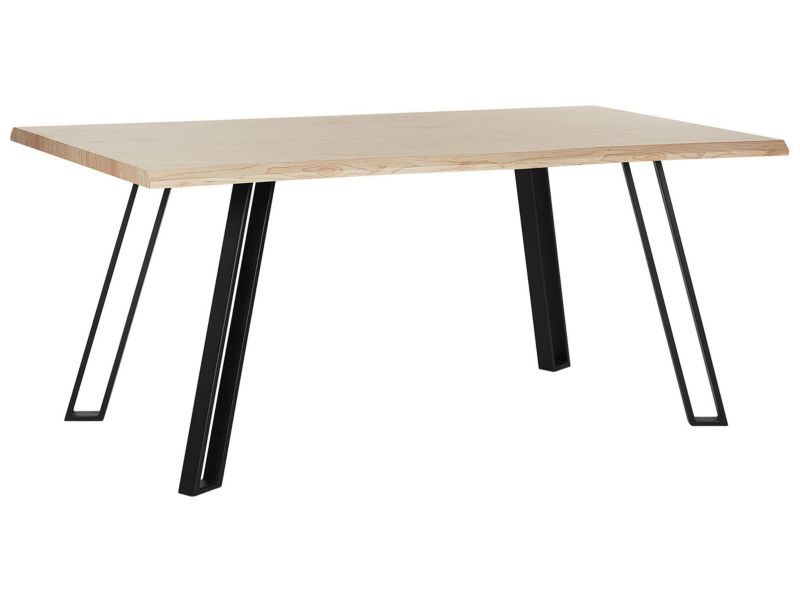 Stół do jadalni Graham 90 cm 180 cm Jasne drewno 1 szt.