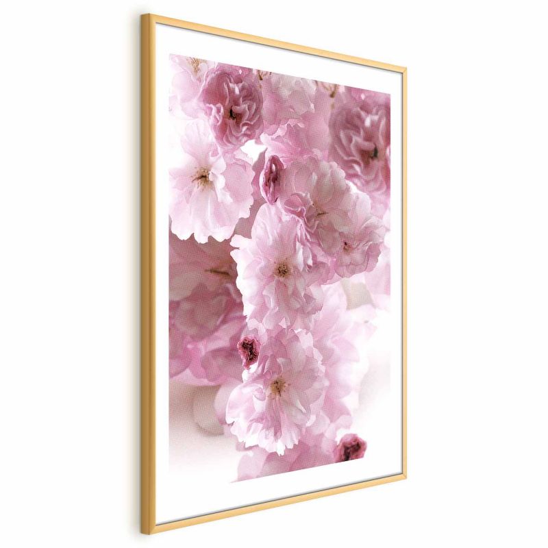Plakat Artgeist Kwiecista mgła 60x90 cm z ramą złotą 1 szt