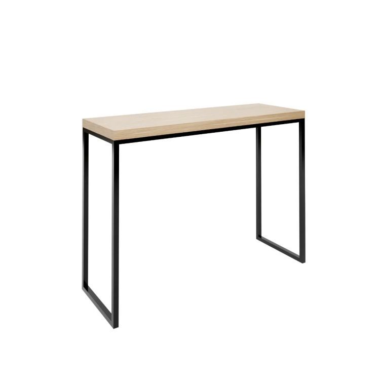 Szafka Baltica Design pod umywalkę nablatową KALI 110 cm czarny/dąb 1 szt