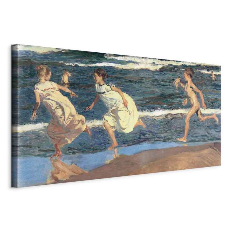 Obraz Artgeist Bieg wzdłuż plaży 60 x 30 cm flizelina 1 szt