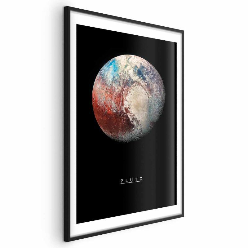 Plakat Artgeist Pluton 21x30 cm z ramą czarną 1 szt