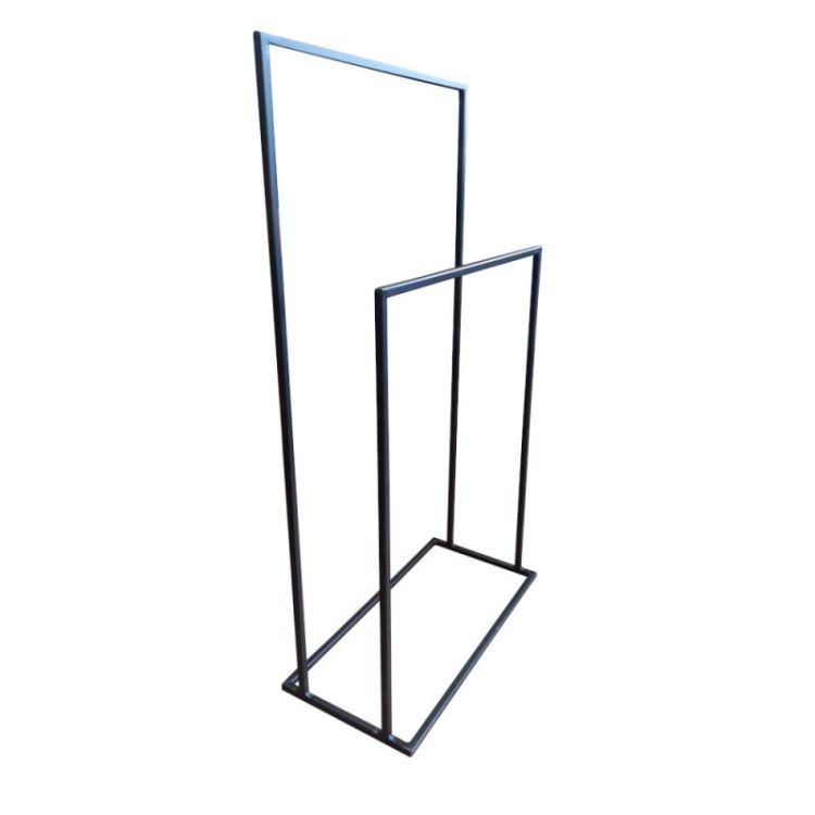 Kwietnik Atos LAURA 20x20x35cm czarny 1 szt