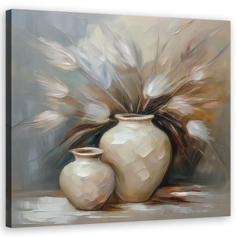 Obraz do salonu Feeby Wazon Vintage Martwa Natura 60x60 cm 1szt
