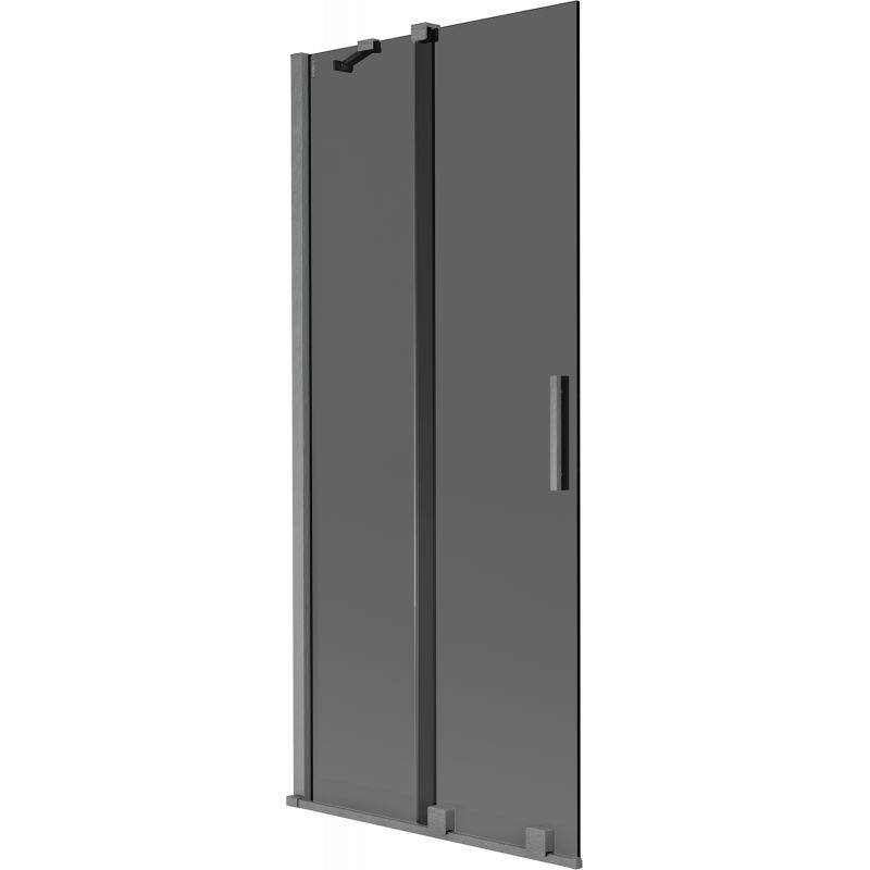 Parawan nawanny 2-skrzydłowy Mexen Velar grafit 85x150 cm 1 szt.