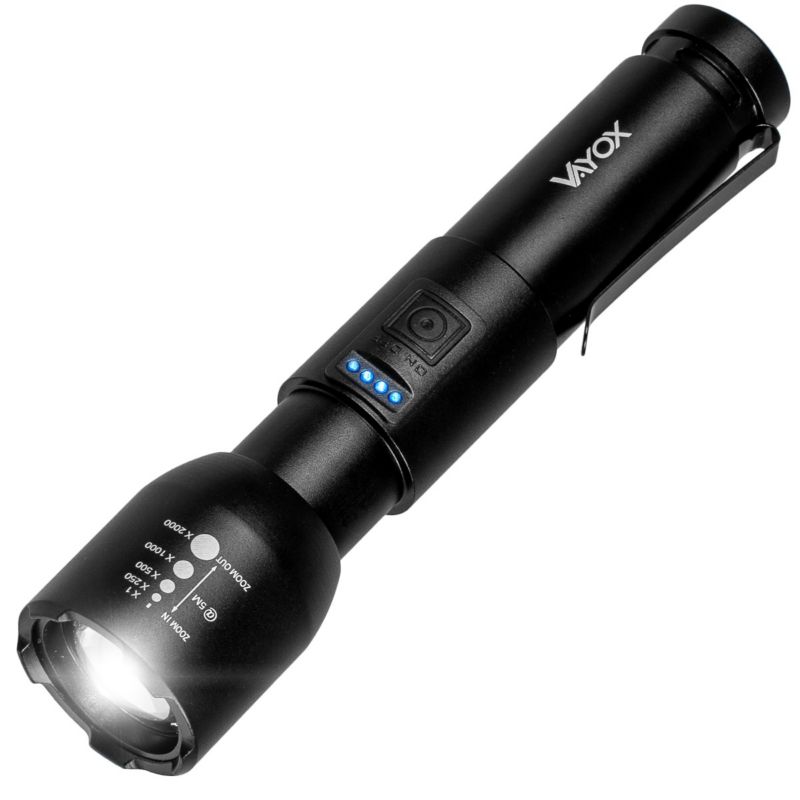 Latarka taktyczna Vayox VA0180 akumulatorowa ZOOM 800lm 1 szt.
