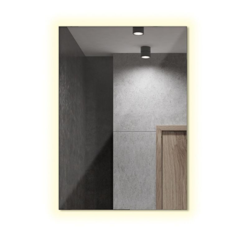 Lustro LED Tulup 60x40 cm Ciepły Eleganckie Do Łazienki 1 szt.