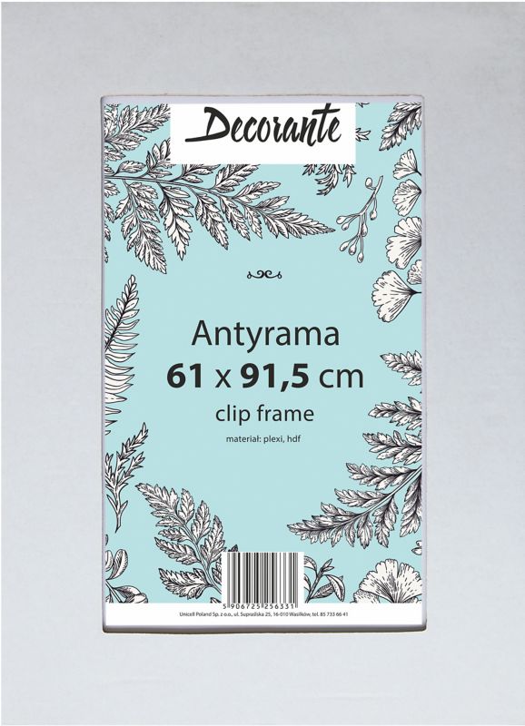 Antyrama plexi 61 x 91,5 cm