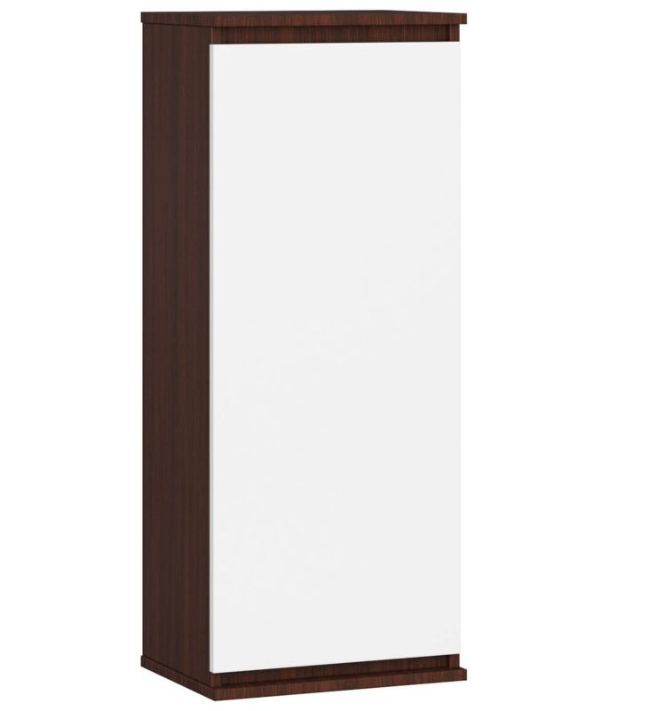Szafka Akord W40 Wenge 40 cm 1 drzwi kolor Biały mat 3 półki 40x30x99 cm 1 szt.