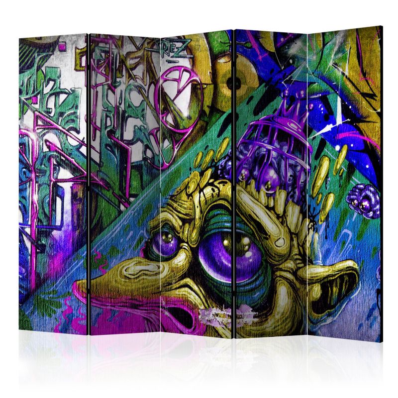 Parawan jednostronny Artgeist Street art 225x172 cm Street art 1 szt