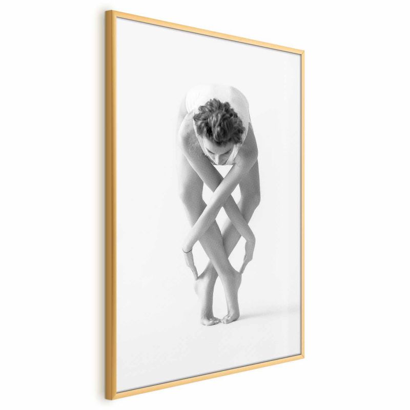 Plakat Artgeist Balet 21x30 cm z ramą złotą 1 szt