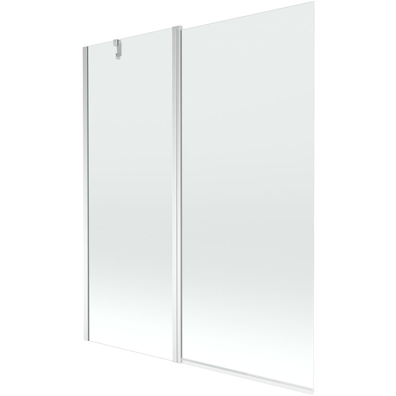 Parawan nawannowy Mexen Flip transparent chrom 140x150 cm 1 szt.