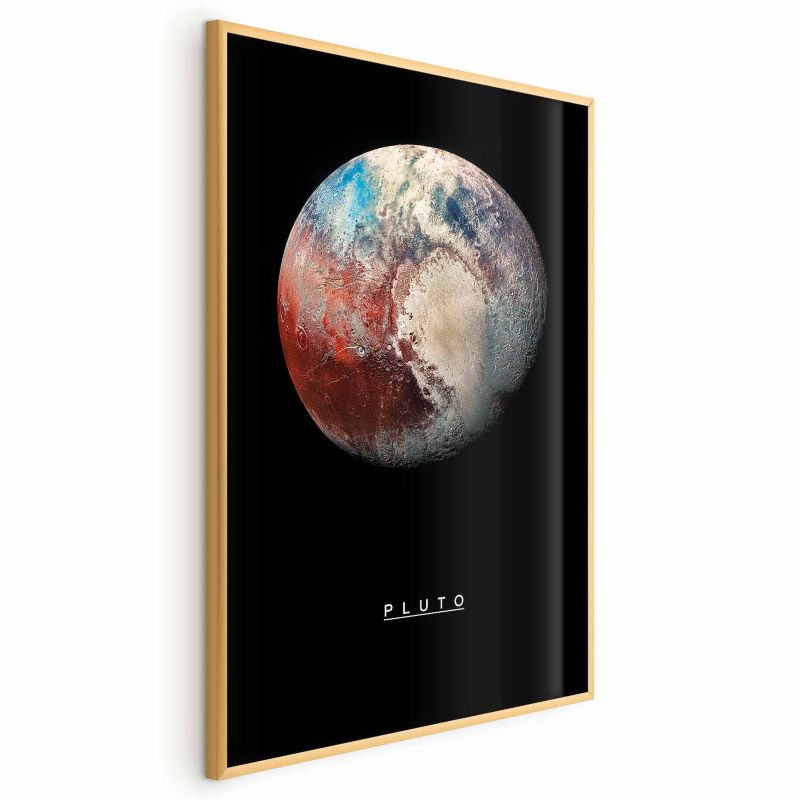 Plakat Artgeist Pluton 29,7x42 cm z ramą złotą 1 szt