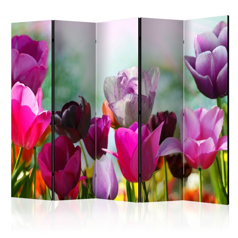Parawan dwustronny Artgeist Kwiaty 225x172 cm Kwiaty 1 szt