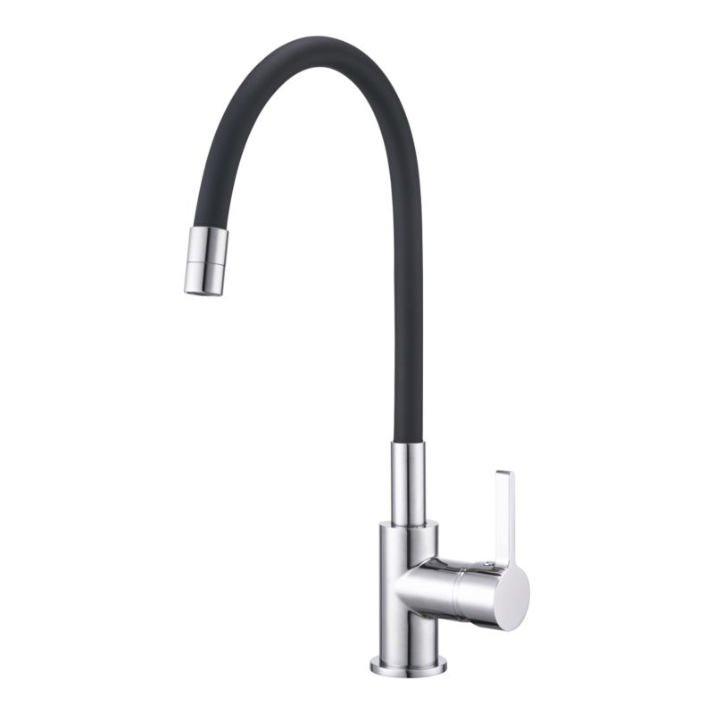 Bateria zlewozmywakowa GoodHome Piasa z elastyczną wylewką