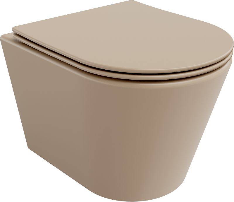 Miska wc wisząca Mexen Rico beżowy mat 48x36x37 cm 1 szt.