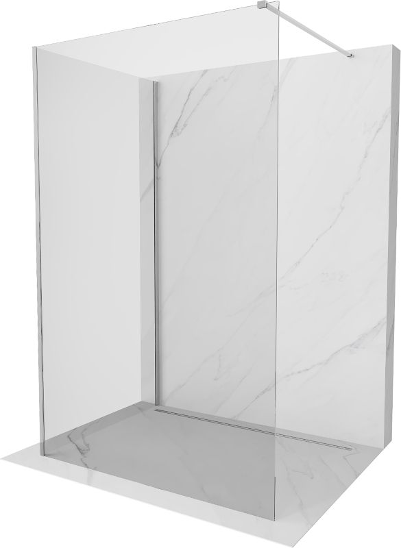 Ścianka prysznicowa Mexen Kioto chrom transparent 100 x 75 cm 1 szt.