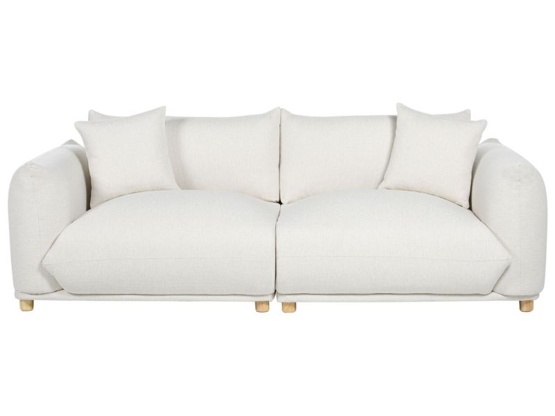Sofa 3-osobowa złamana biel Luvos 1 szt.