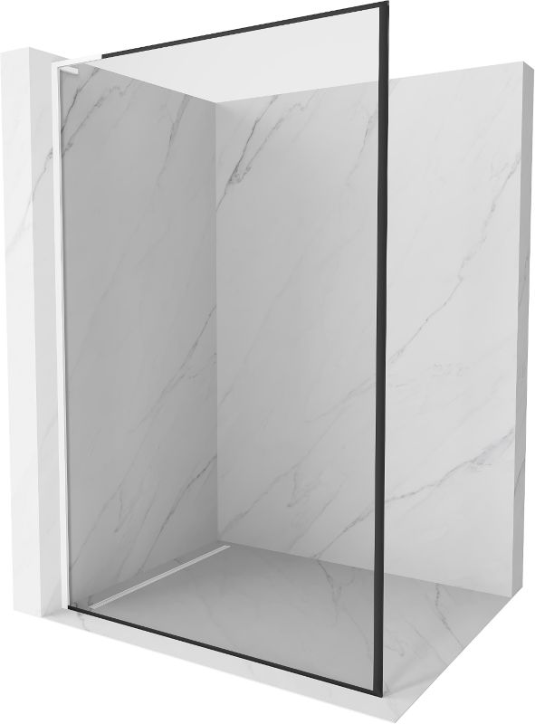 Ścianka prysznicowa Mexen Kioto L czarny wzór 60x200 cm 800-060-103-20-70 1 szt.