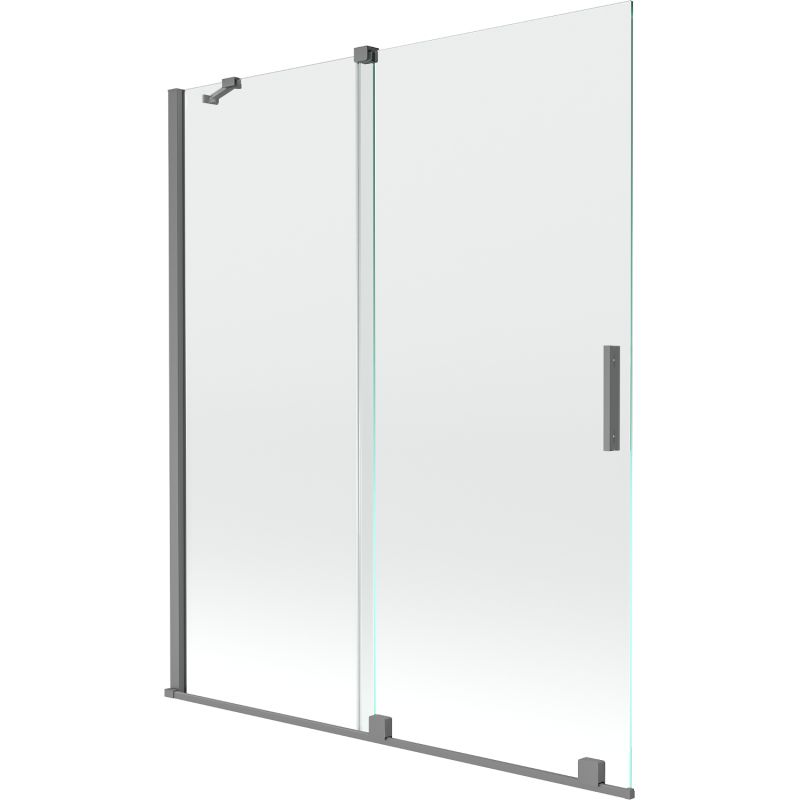 Parawan nawannowy 2-skrzydłowy Mexen Velar gun metal 140x150 1 szt.