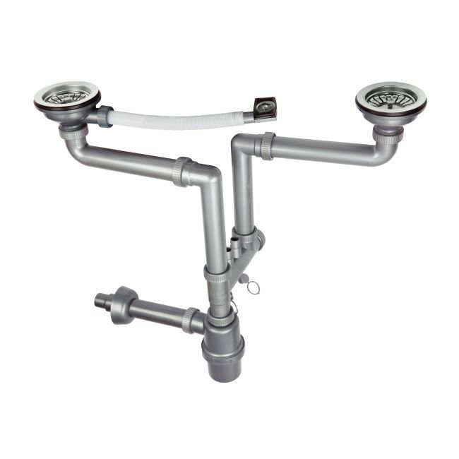 Odpływ do zlewozmywaka 2-komorowego 3,5"