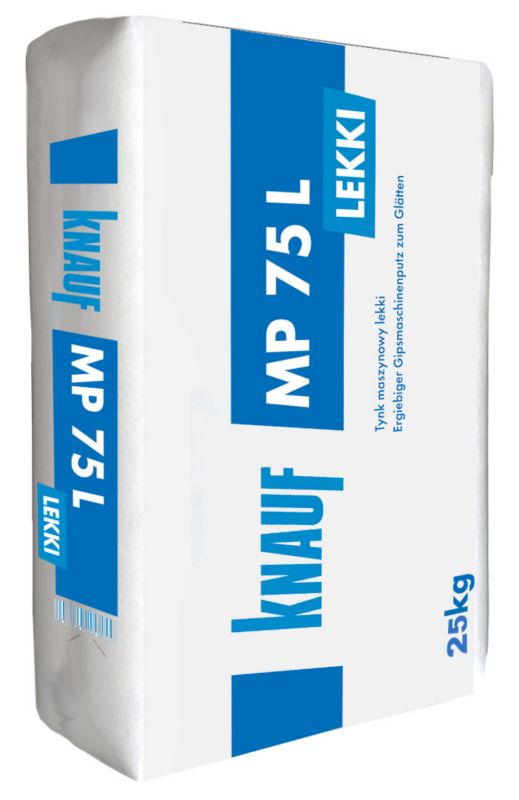 Tynk maszynowy Knauf MP75 Lekki 25 kg