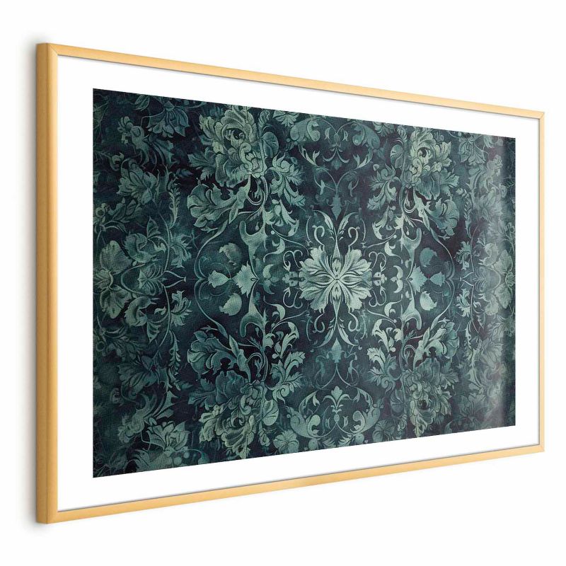 Plakat Artgeist Ornamenty dywanowe 90x60 cm z ramą złotą 1 szt