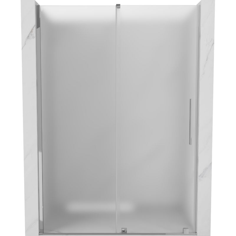 Drzwi prysznicowe rozsuwane Mexen Velar szron 140x200 cm 1 szt.